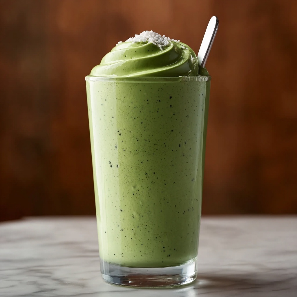 Protein Smoothie with Spinach, Protein Powder, and Almond Milk Recipe - Recipe Image