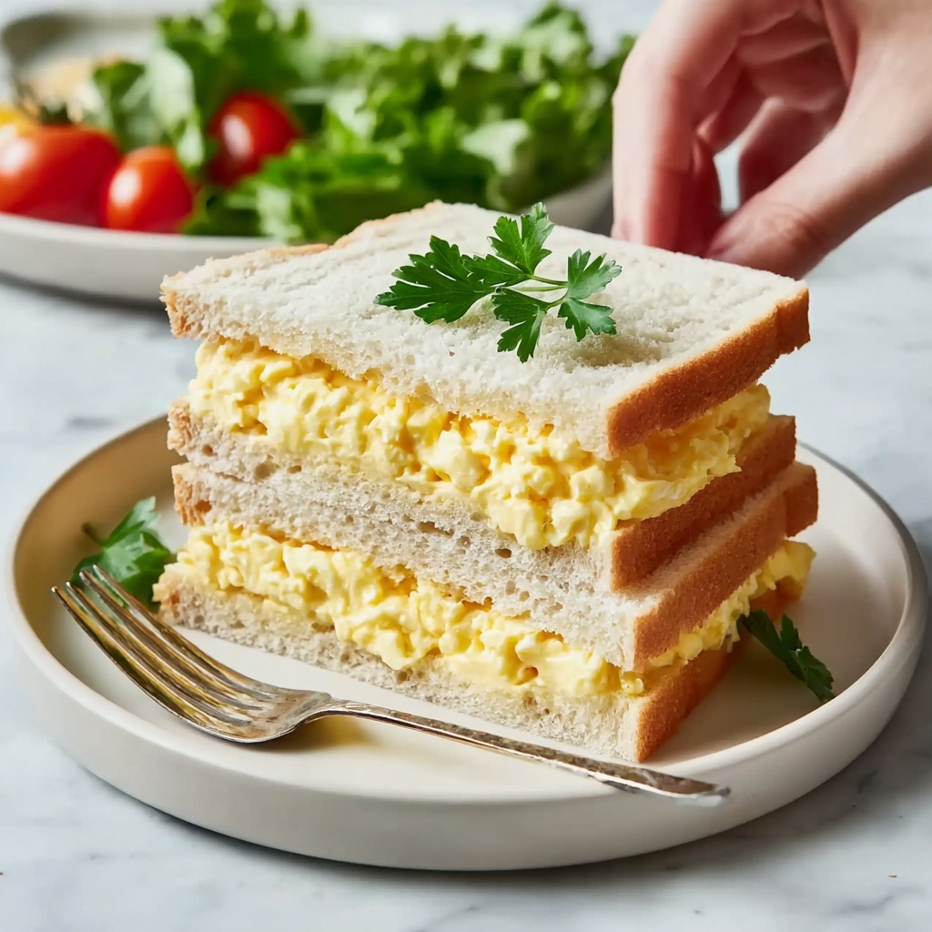 Japanese Egg Sandwich (Tamago Sando) Recipe - Recipe Image