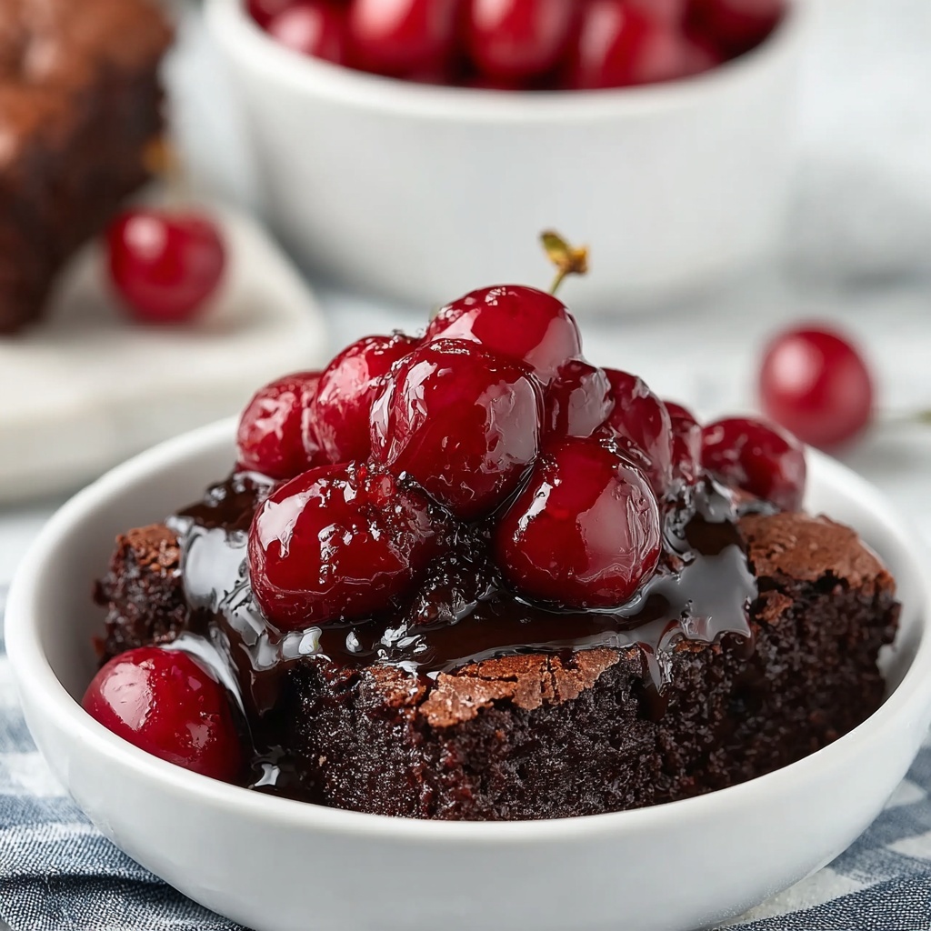 Chocolate Cherry Dump Cake Recipe - Recipe Image