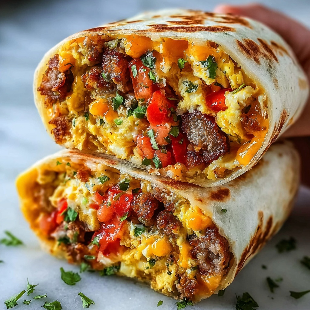 Freezer Breakfast Burritos Recipe - Recipe Image