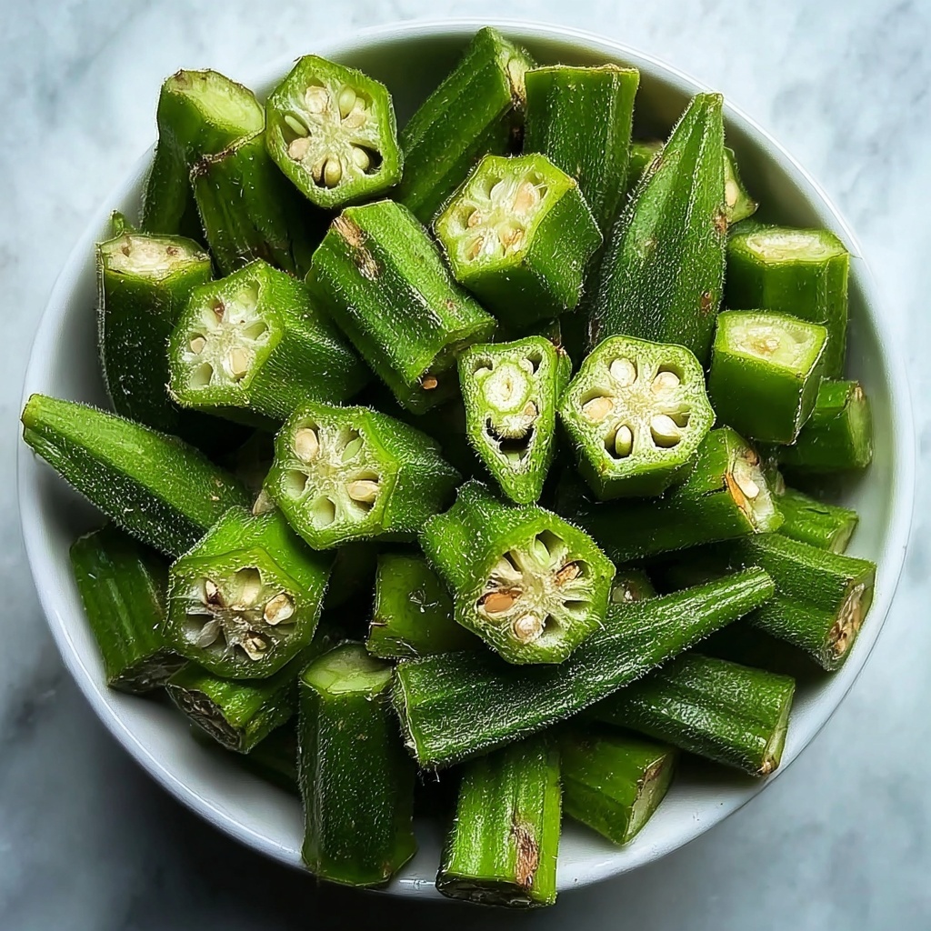 Air Fryer Frozen Okra Recipe - Recipe Image