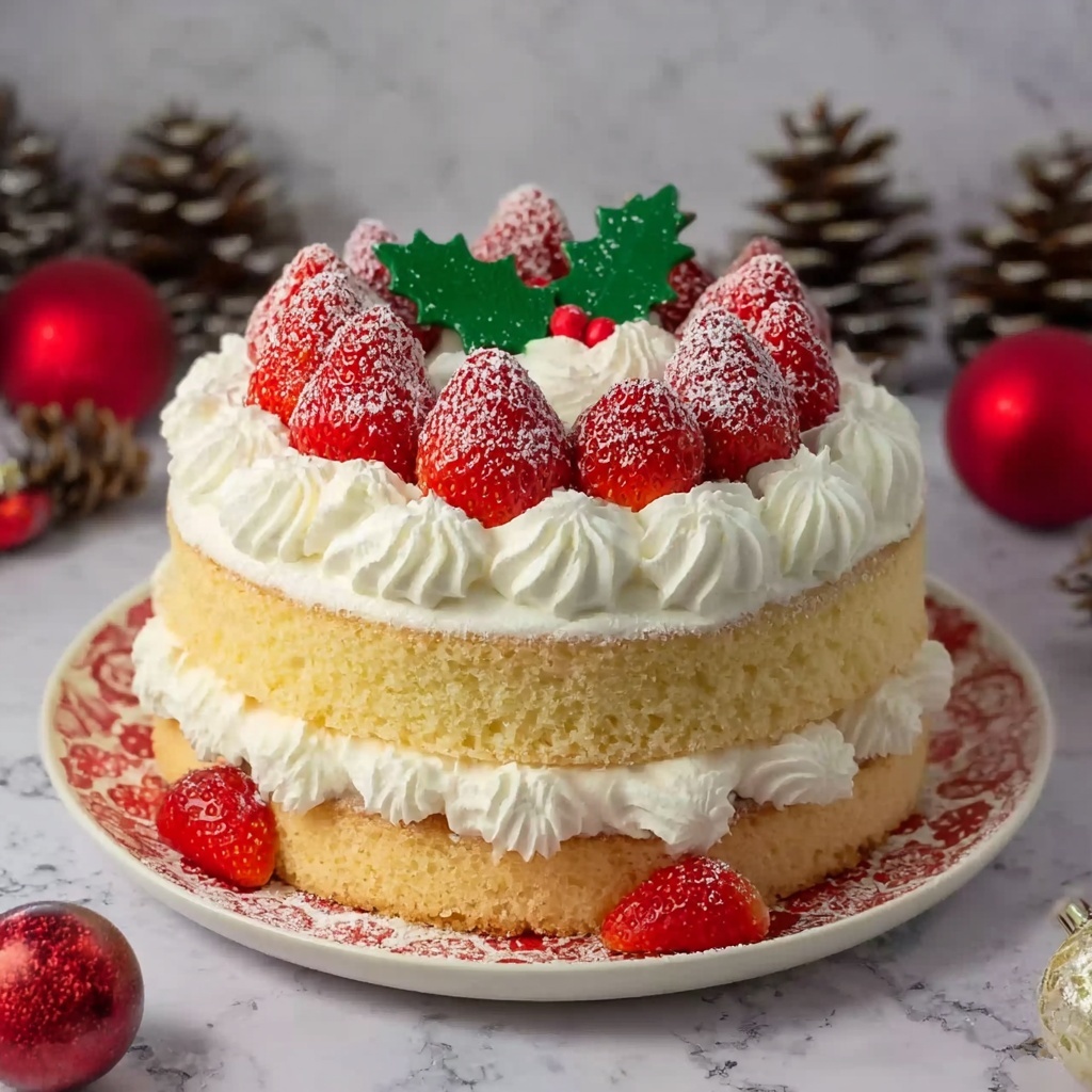 Japanese Strawberry Shortcake Recipe - Recipe Image