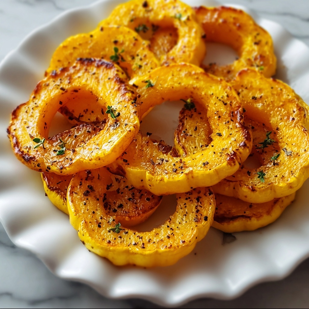 Roasted Delicata Squash with Sage and Parmesan Recipe - Recipe Image