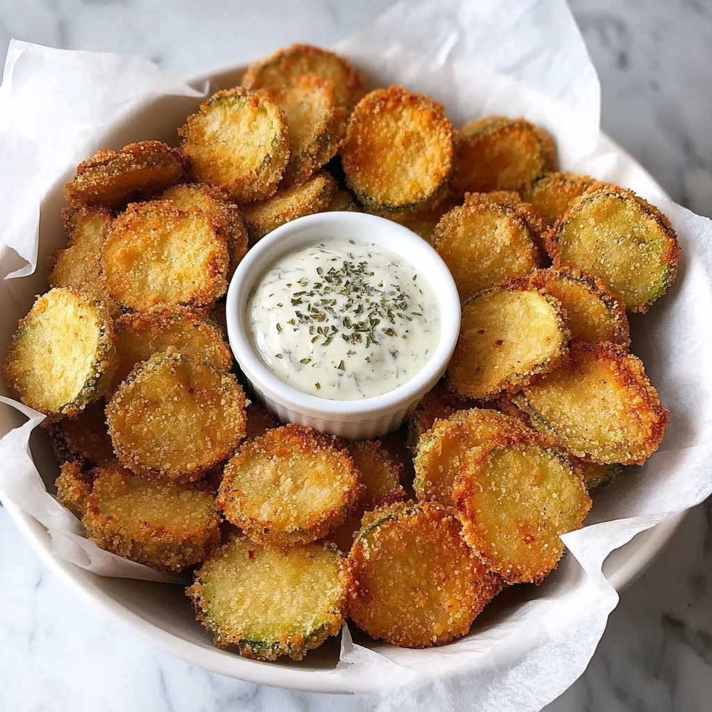 Crispy Fried Pickles Recipe - Recipe Image