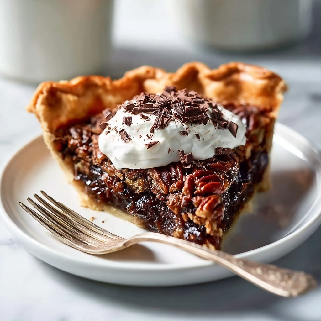 Dark Chocolate Pecan Pie Recipe - Recipe Image