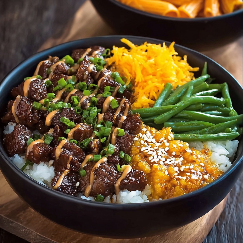 Korean Spicy Beef Bowls Recipe - Recipe Image