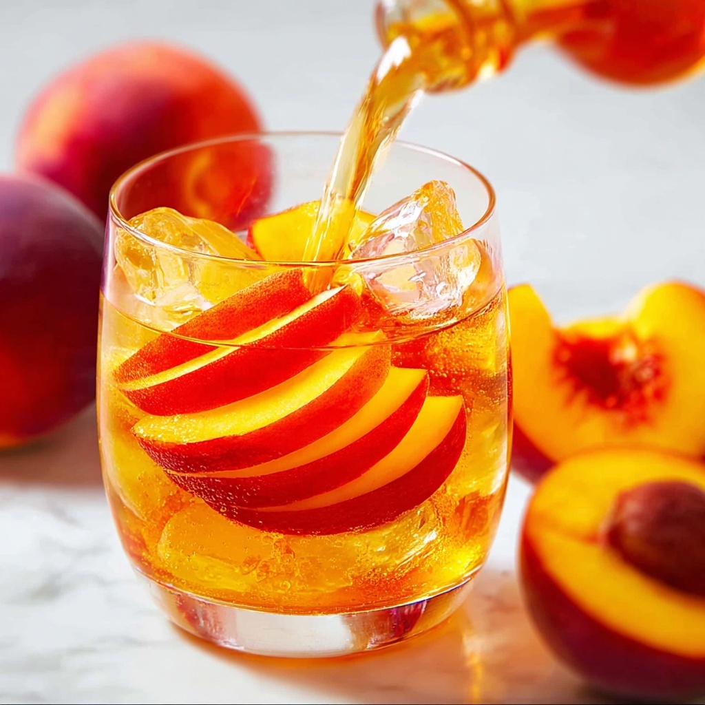 Irresistible Peach Sangria Recipe - Recipe Image