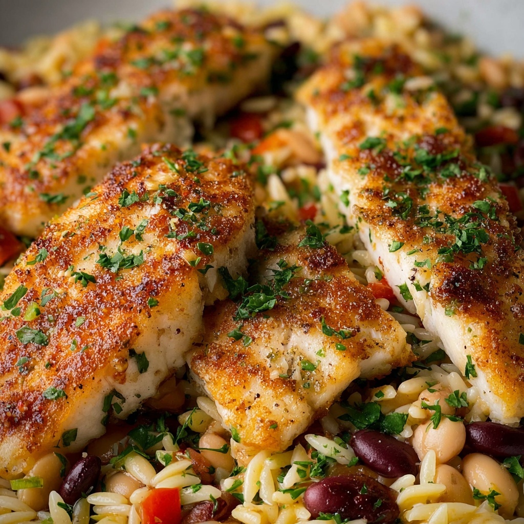 One Pan Fish & Risoni Recipe - Recipe Image