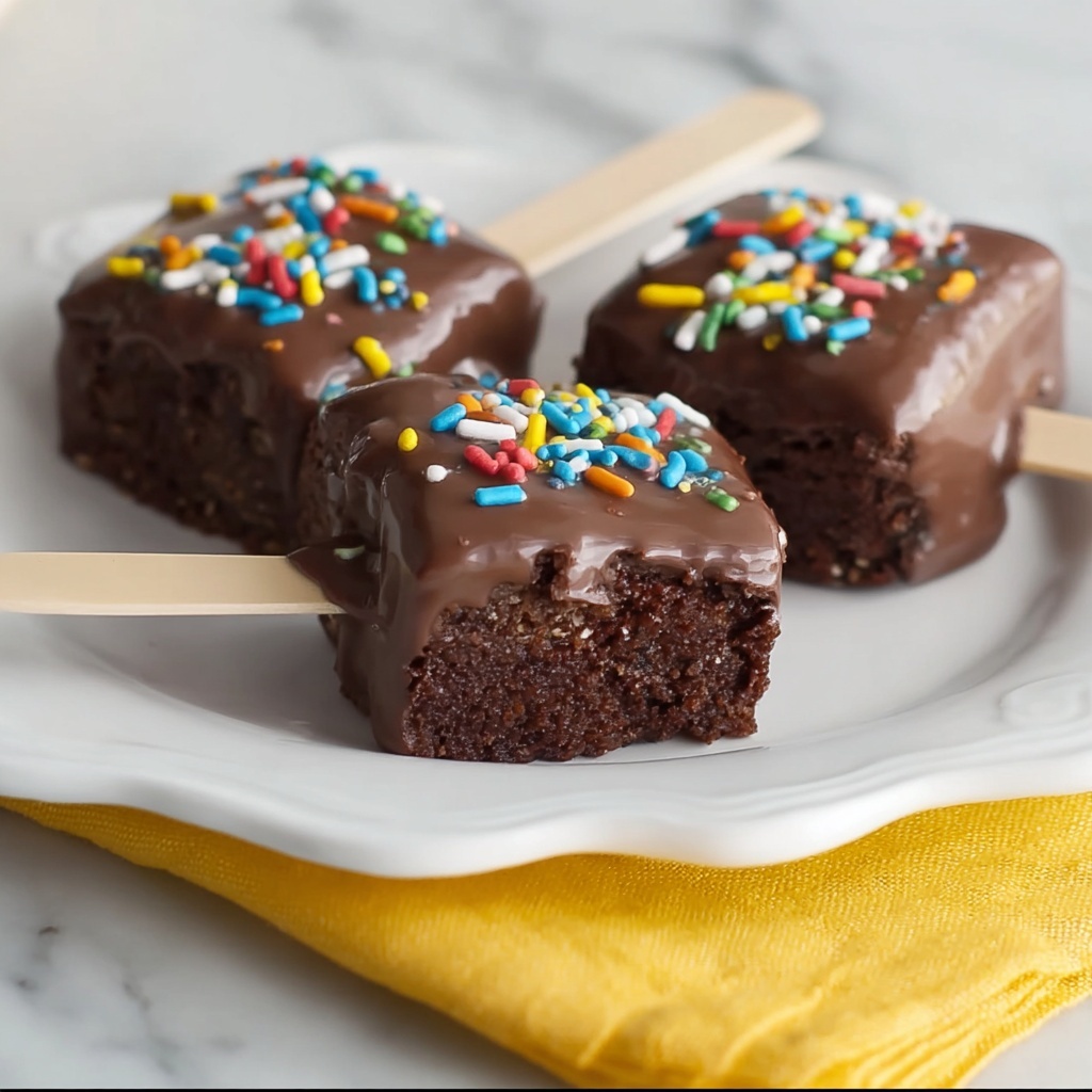 Brownies on a Stick Recipe - Recipe Image