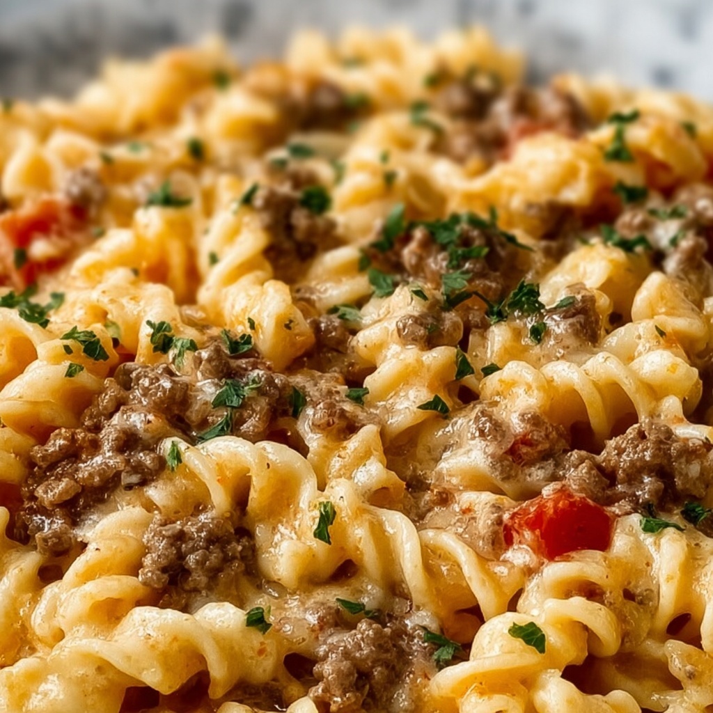 Creamy Ground Beef Pasta: An Incredible Comforting One-Pan Wonder Recipe - Recipe Image