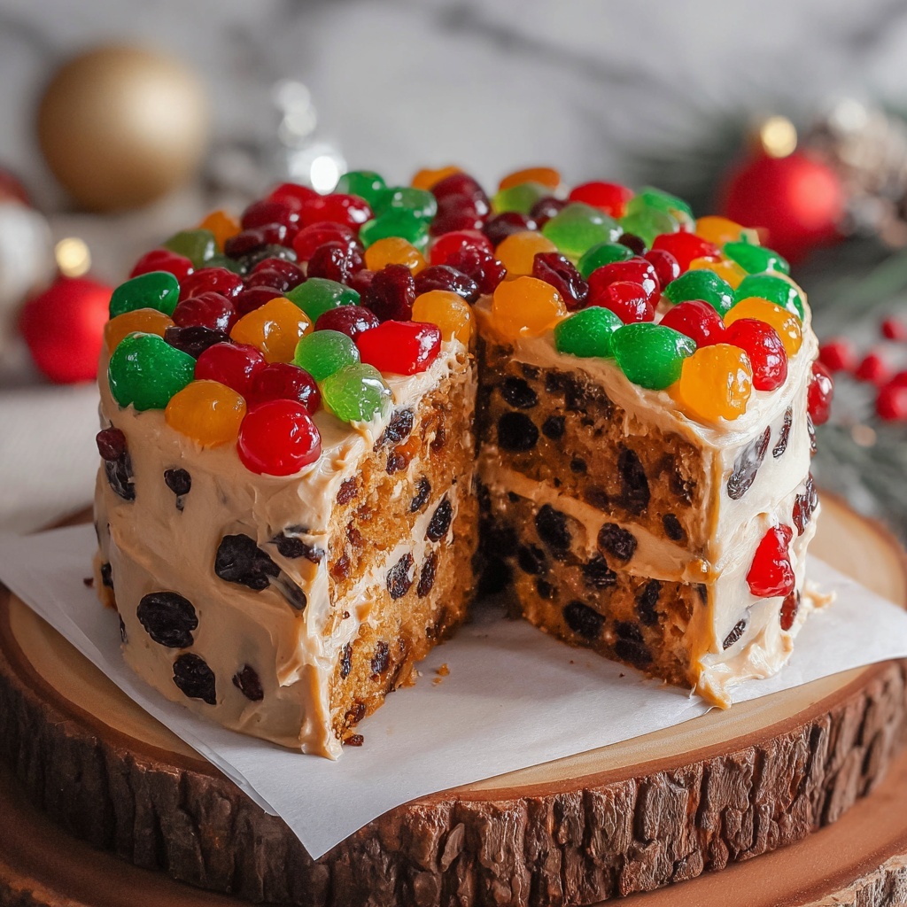 Christmas Fruit Cake: A Festive Classic Recipe - Recipe Image