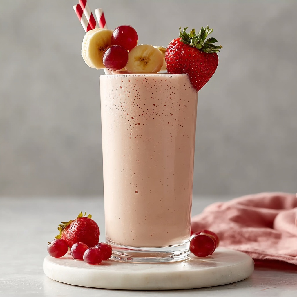 Strawberry Coconut Smoothie Recipe - Recipe Image