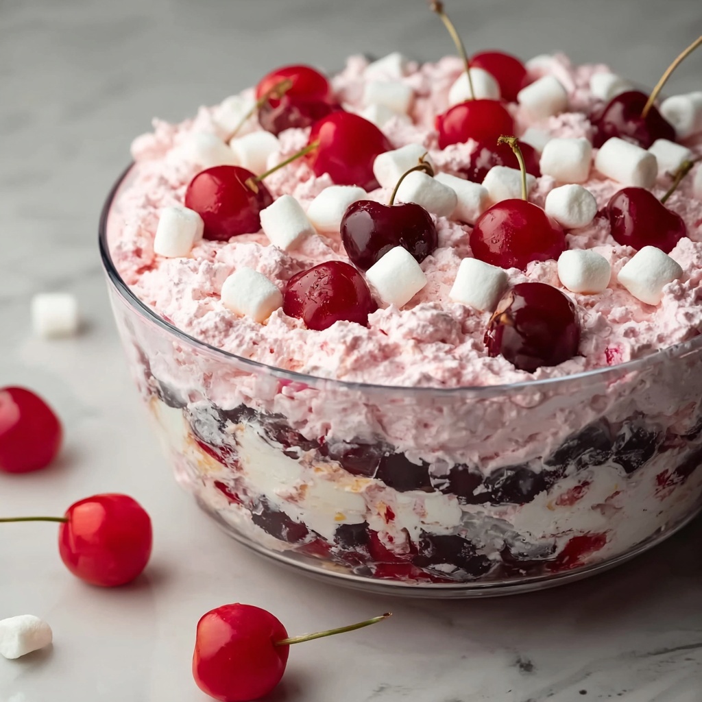 Cherry Fluff Dessert Recipe - Recipe Image
