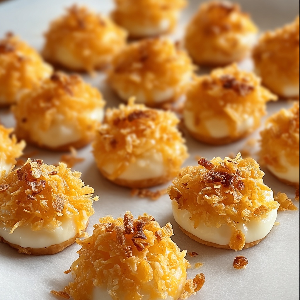 Golden Cheese Crunch Bites Recipe - Recipe Image