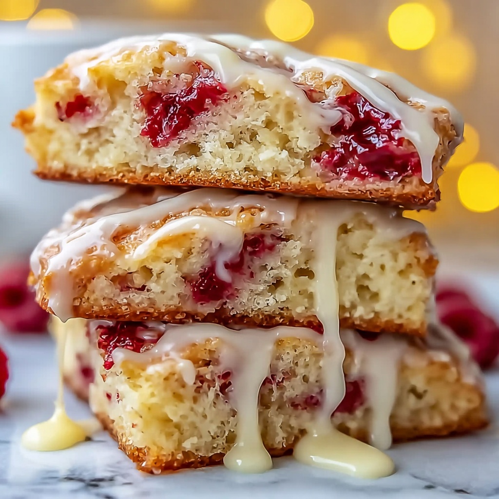Lemon Raspberry Scones Recipe - Recipe Image