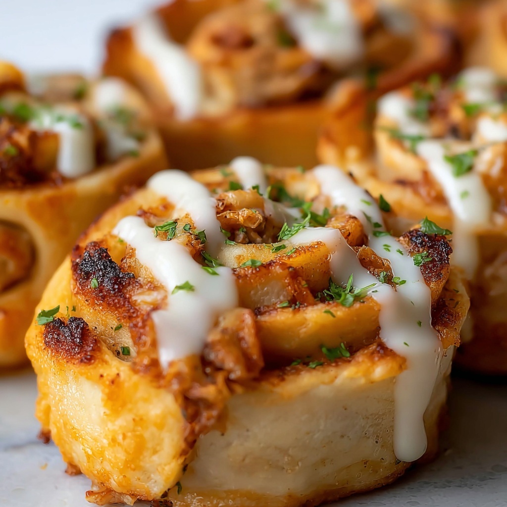 Buffalo Chicken Roll-Ups Recipe - Recipe Image