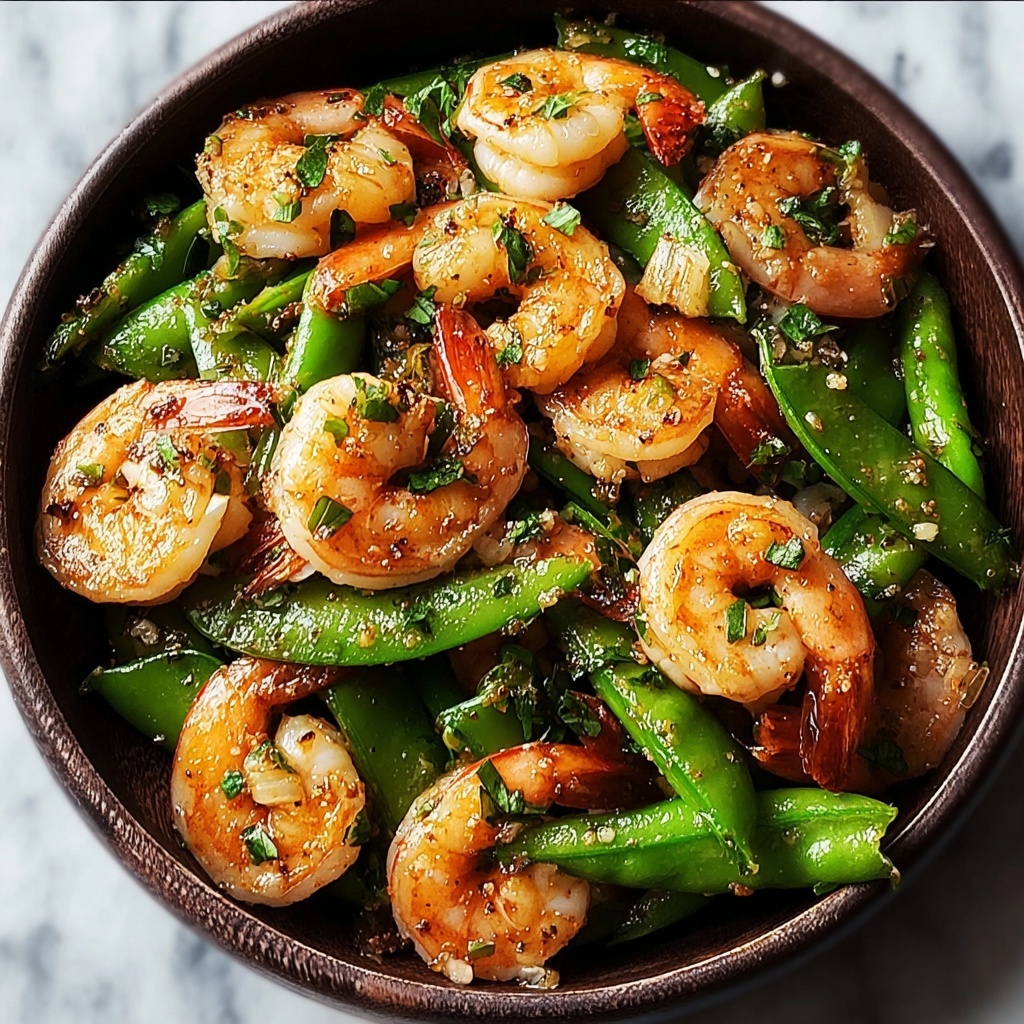 Shrimp and Snow Pea Stir-Fry Recipe - Recipe Image