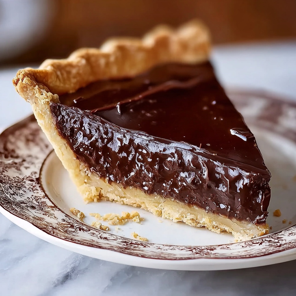 Hot Fudge Pie Recipe - Recipe Image