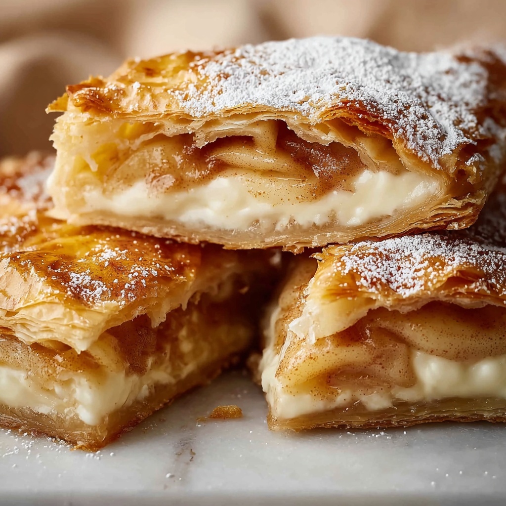 Stuffed Cheesecake Fried Apple Pies Recipe - Recipe Image
