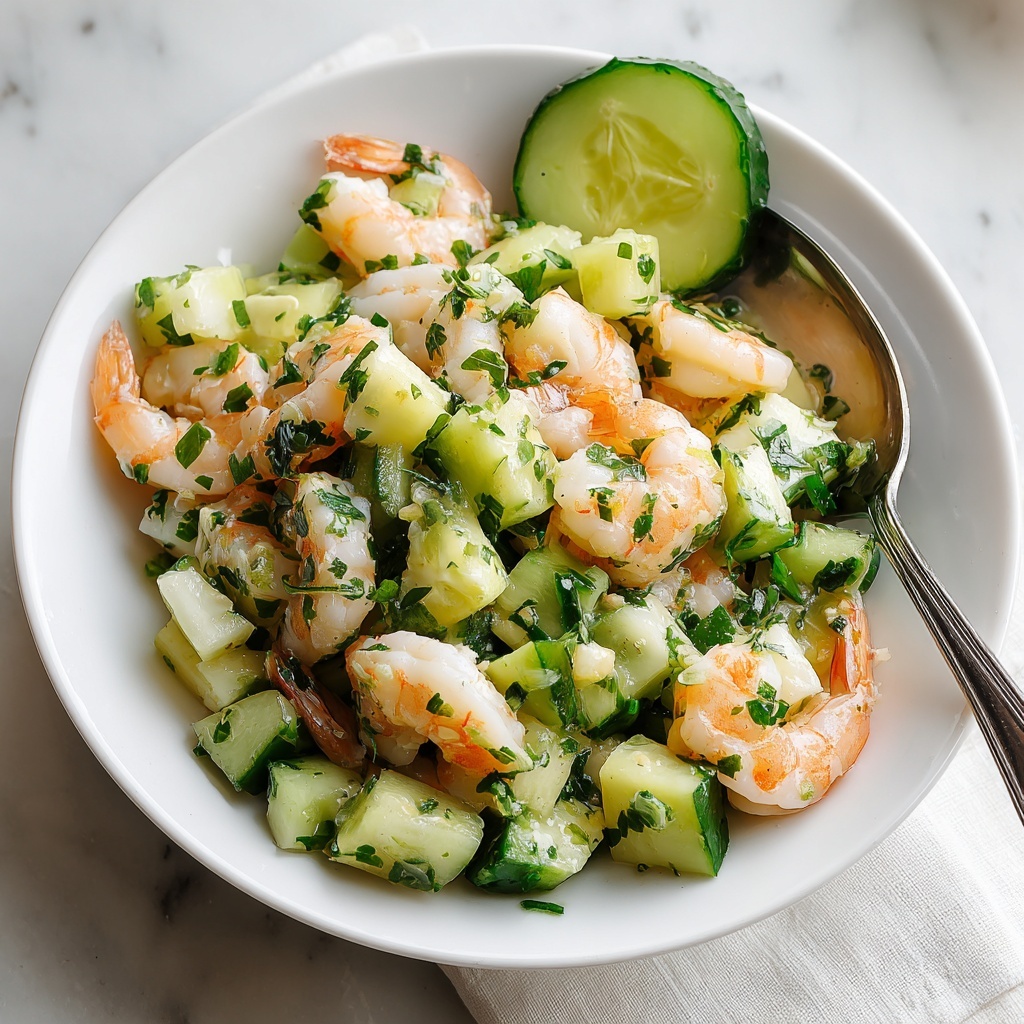 Cucumber Shrimp Salad Recipe - Recipe Image
