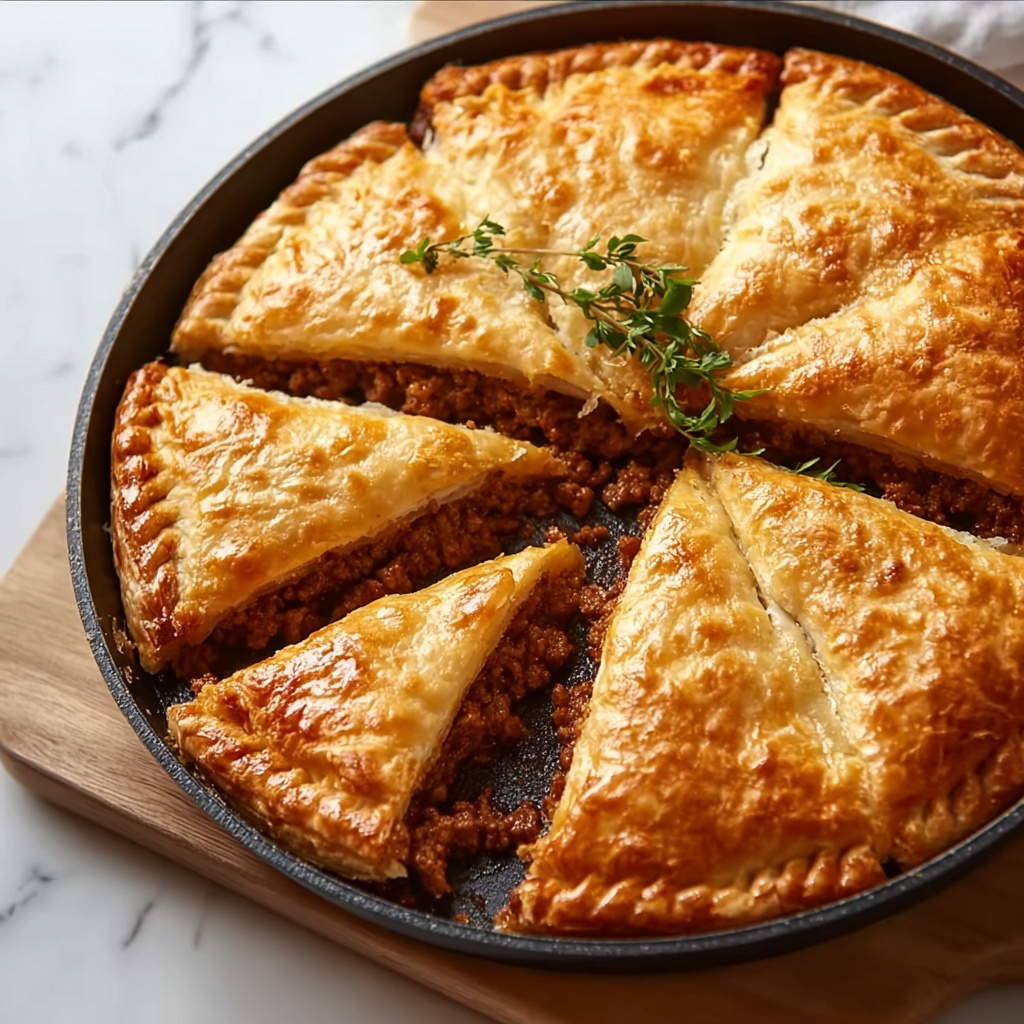 Delicious Homemade Meat Pie Recipe - Recipe Image