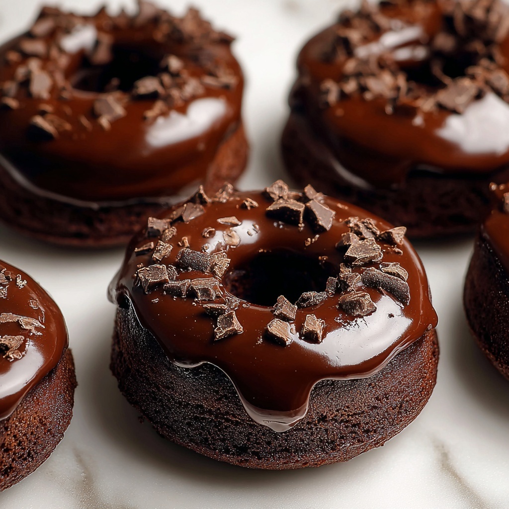 Irresistible Chocolate Cake Donuts Recipe - Recipe Image