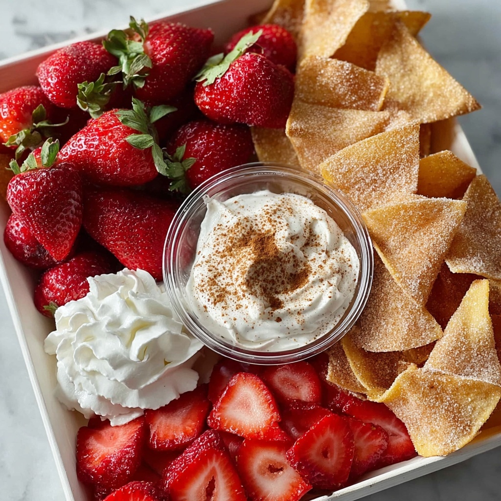 Strawberry Cheesecake Nachos Recipe - Recipe Image