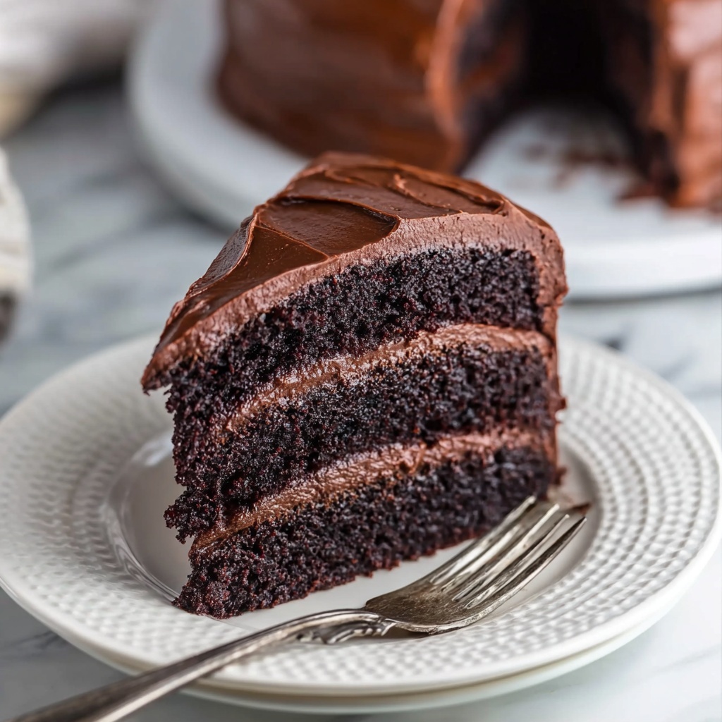 Homemade Chocolate Cake Recipe - Recipe Image