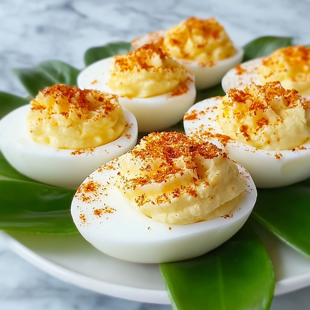 Deviled Egg Tulips Recipe - Recipe Image