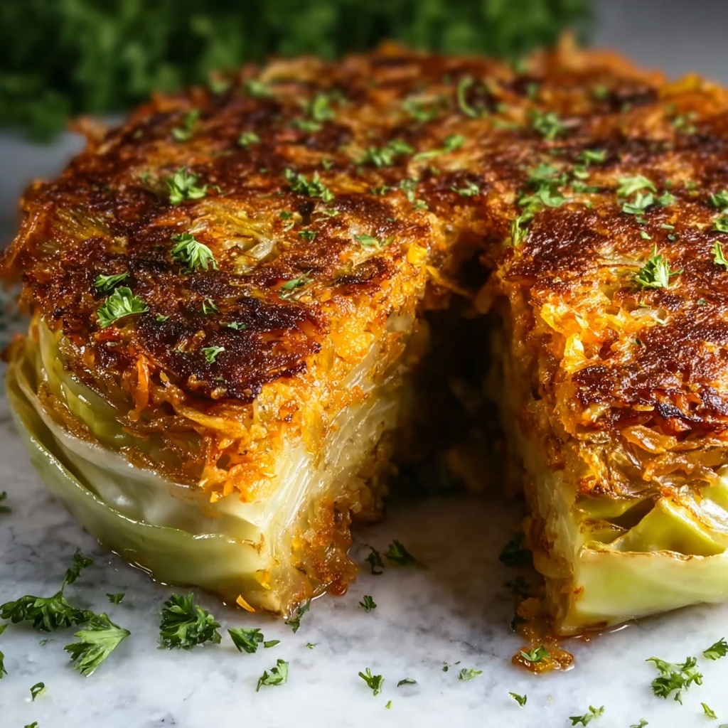 Oven-Baked Cabbage Burgers Recipe - Recipe Image