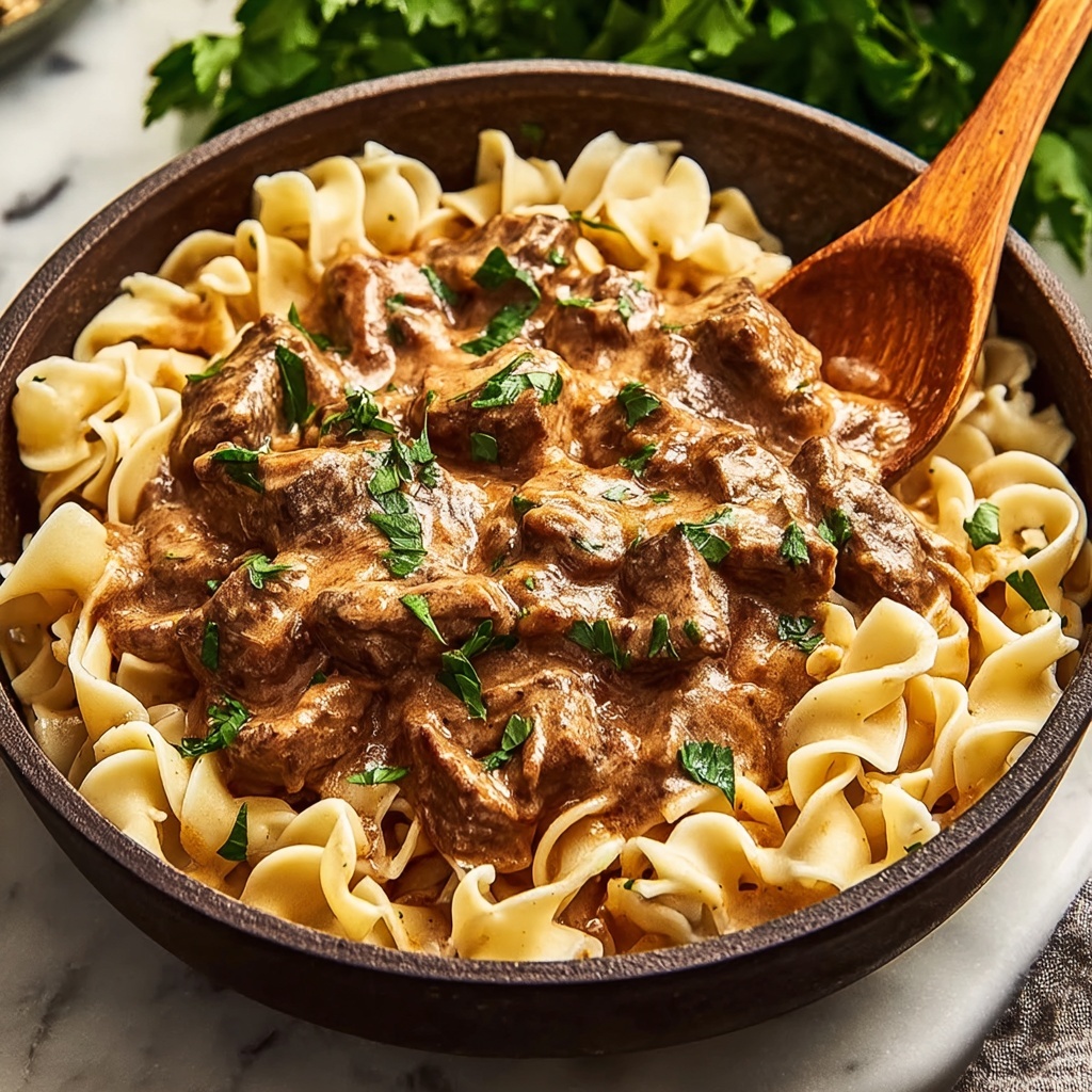 Old Fashioned Beef Stroganoff Recipe - Recipe Image