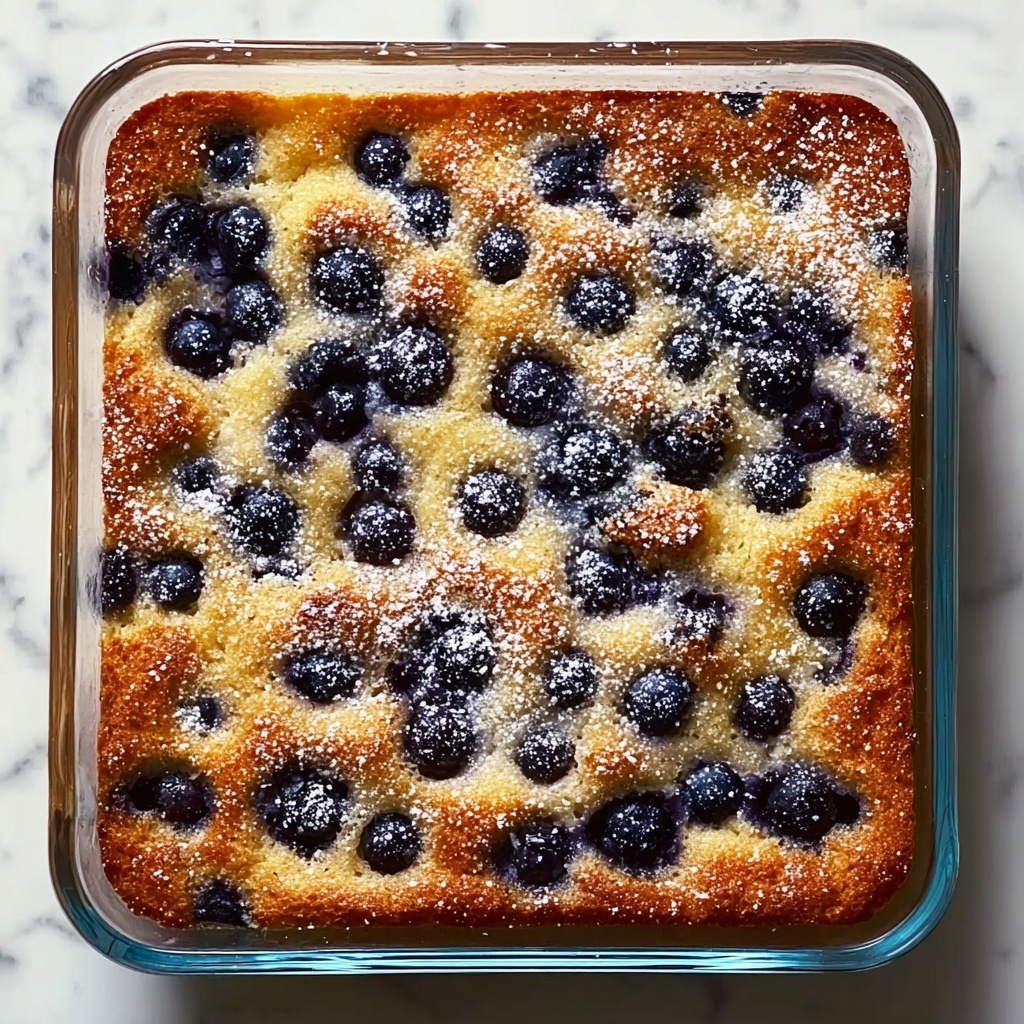 Lemon Blueberry Buttermilk Breakfast Cake Recipe - Recipe Image