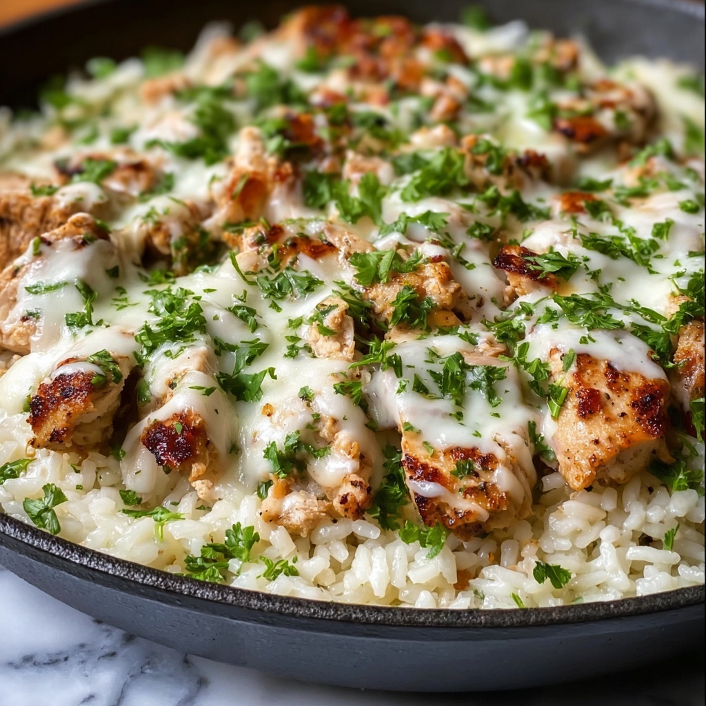 Chicken Cheese Rice Recipe - Recipe Image
