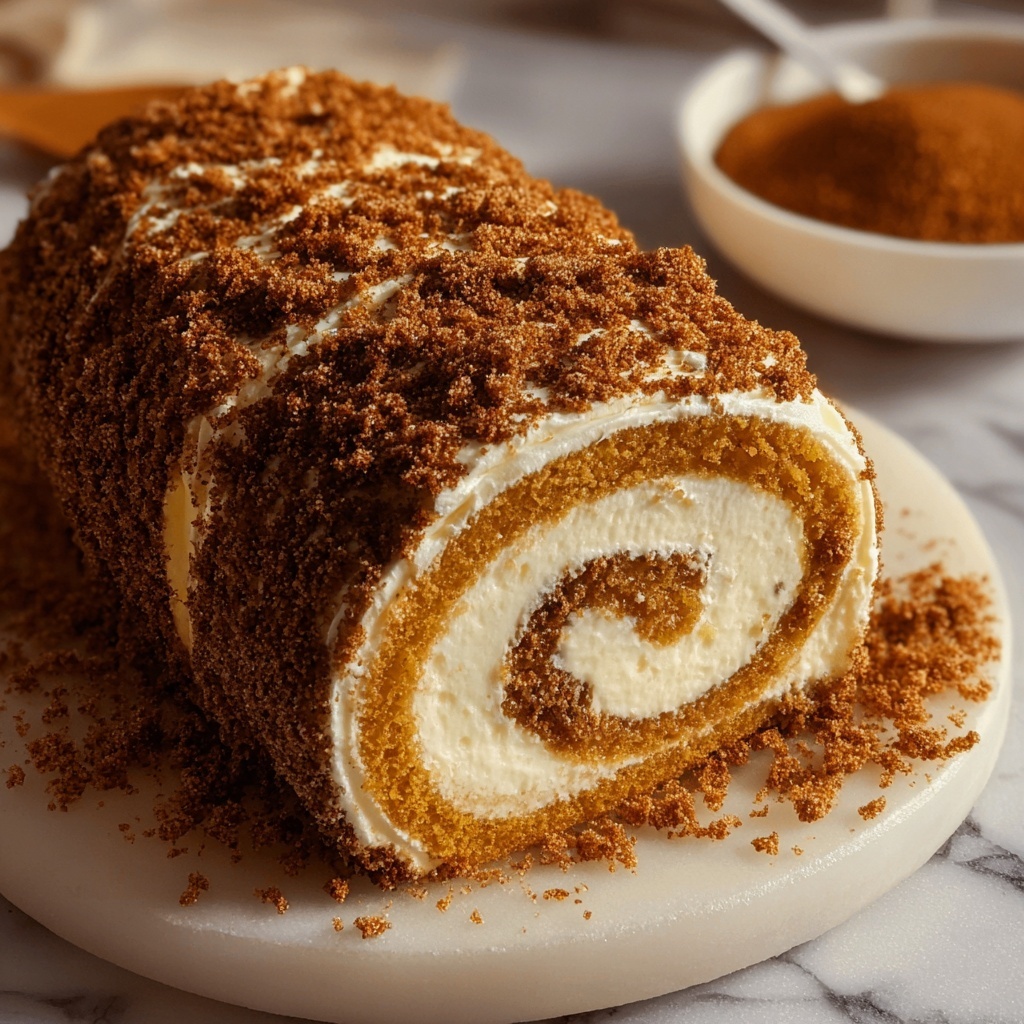 Pumpkin Roll with Cream Cheese Recipe - Recipe Image
