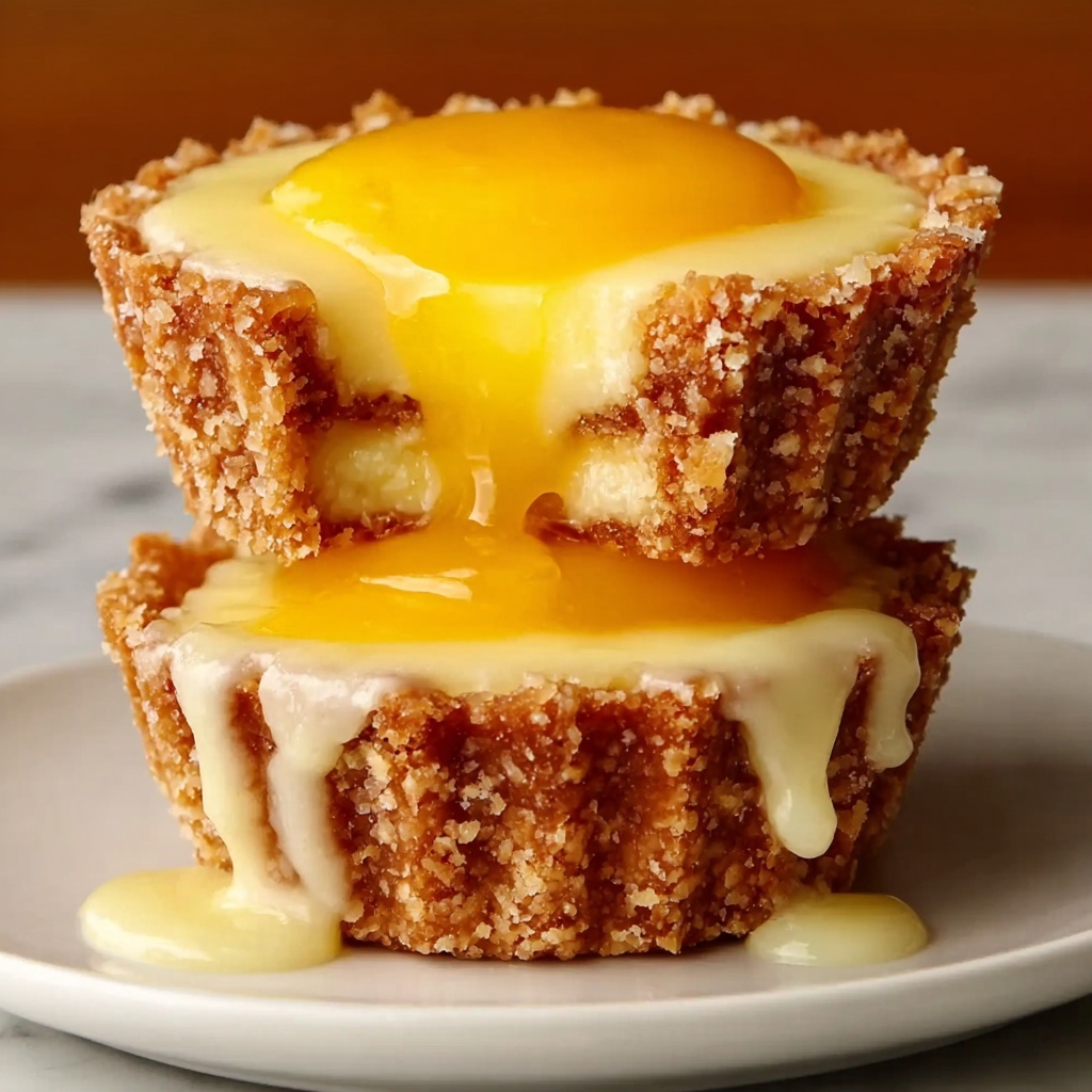 Peach Bar Cookie Cups Recipe - Recipe Image
