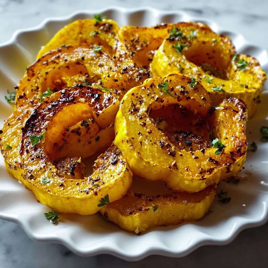 Roasted Delicata Squash with Sage and Parmesan Recipe - Recipe Image