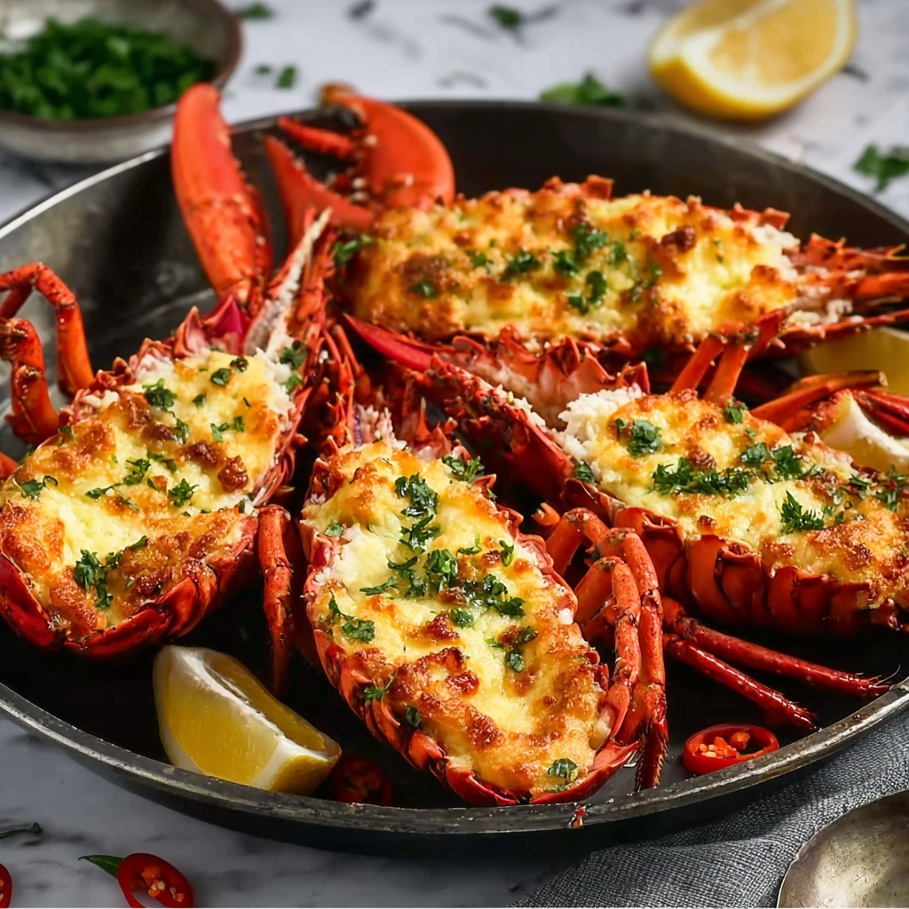 Spicy Cajun Garlic Lobster Recipe - Recipe Image