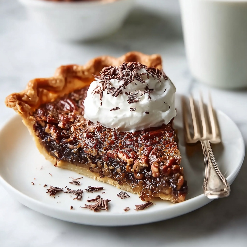 Dark Chocolate Pecan Pie Recipe - Recipe Image