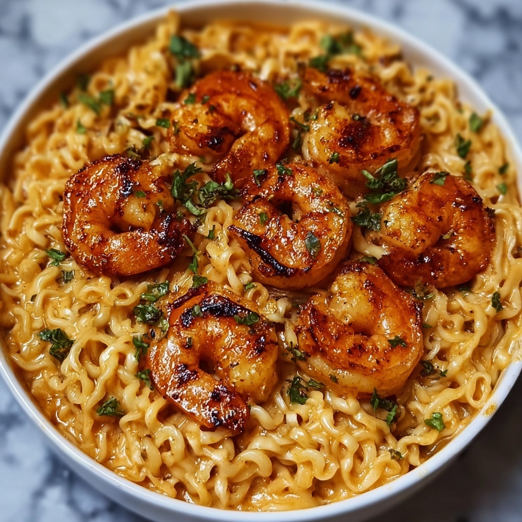 Quick Coconut Shrimp Noodles Recipe - Recipe Image
