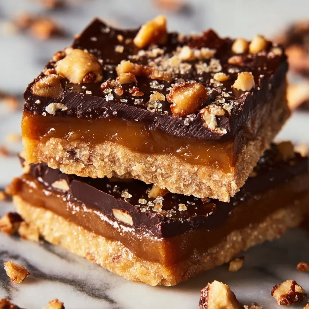Cake Mix Toffee Bars Recipe - Recipe Image