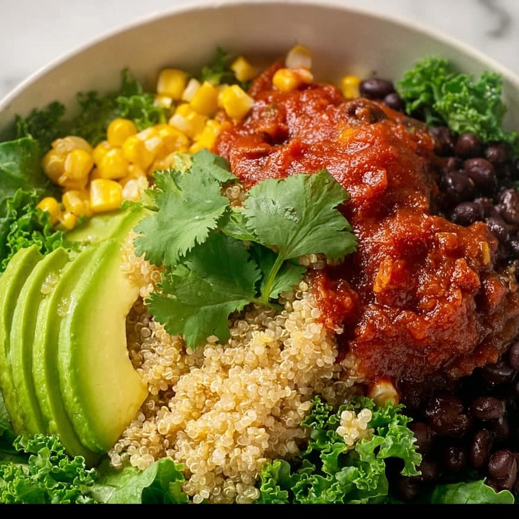 Vegetarian Quinoa Burrito Bowls Recipe - Recipe Image