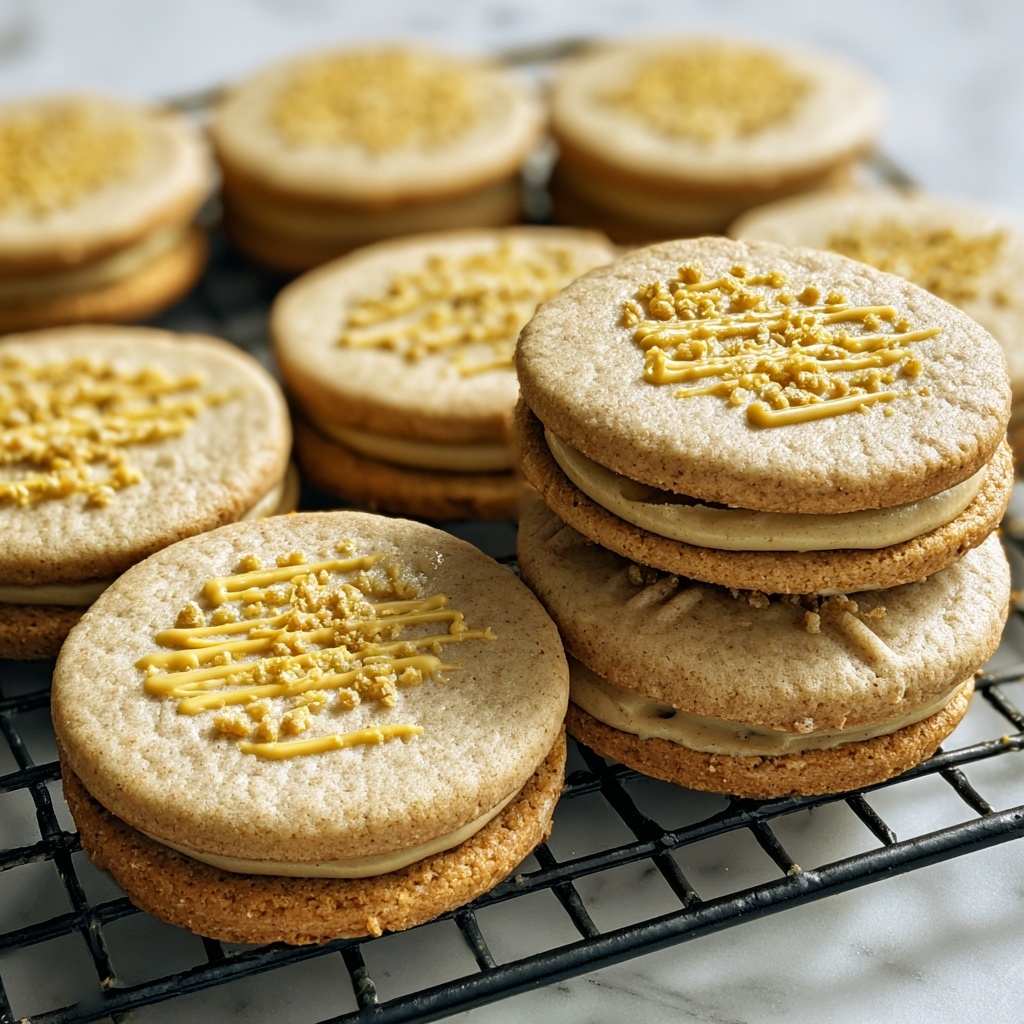 Pistachio Latte Sandwich Cookies Recipe - Recipe Image