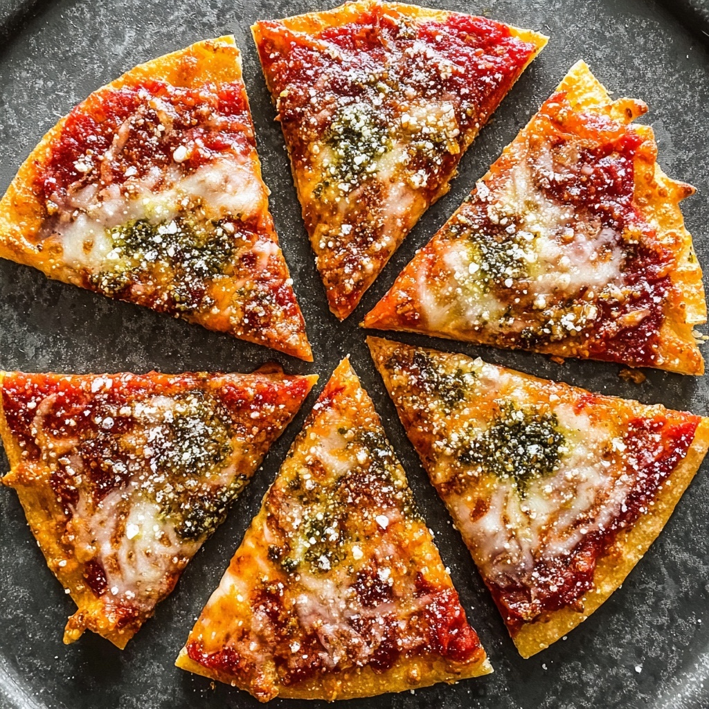 Air Fryer Tortilla Pizza Recipe - Recipe Image