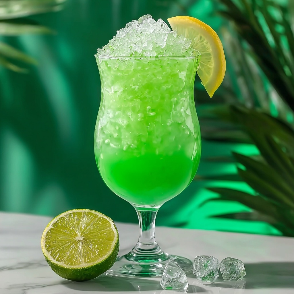 Green Gator Cocktail – A Refreshing Tropical Delight Recipe - Recipe Image