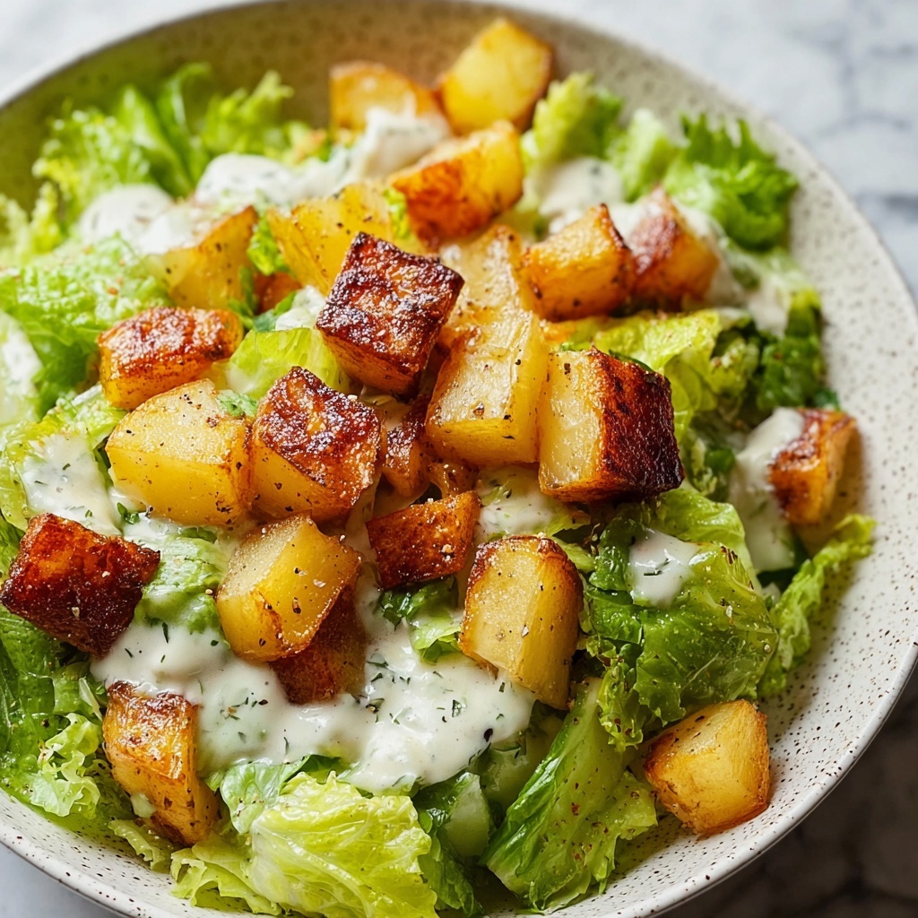 Crispy Potato Caesar Salad Recipe - Recipe Image