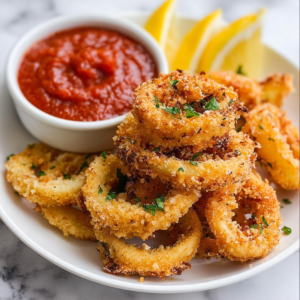 Crispy Fried Calamari Recipe - Recipe Image