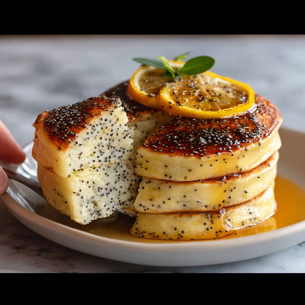 Lemon Poppy Seed Pancakes Recipe - Recipe Image