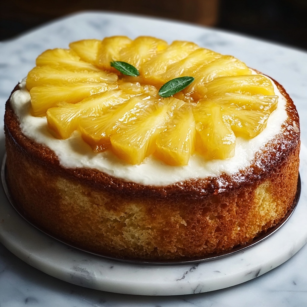 Pineapple Cream Cheese Pound Cake Recipe - Recipe Image