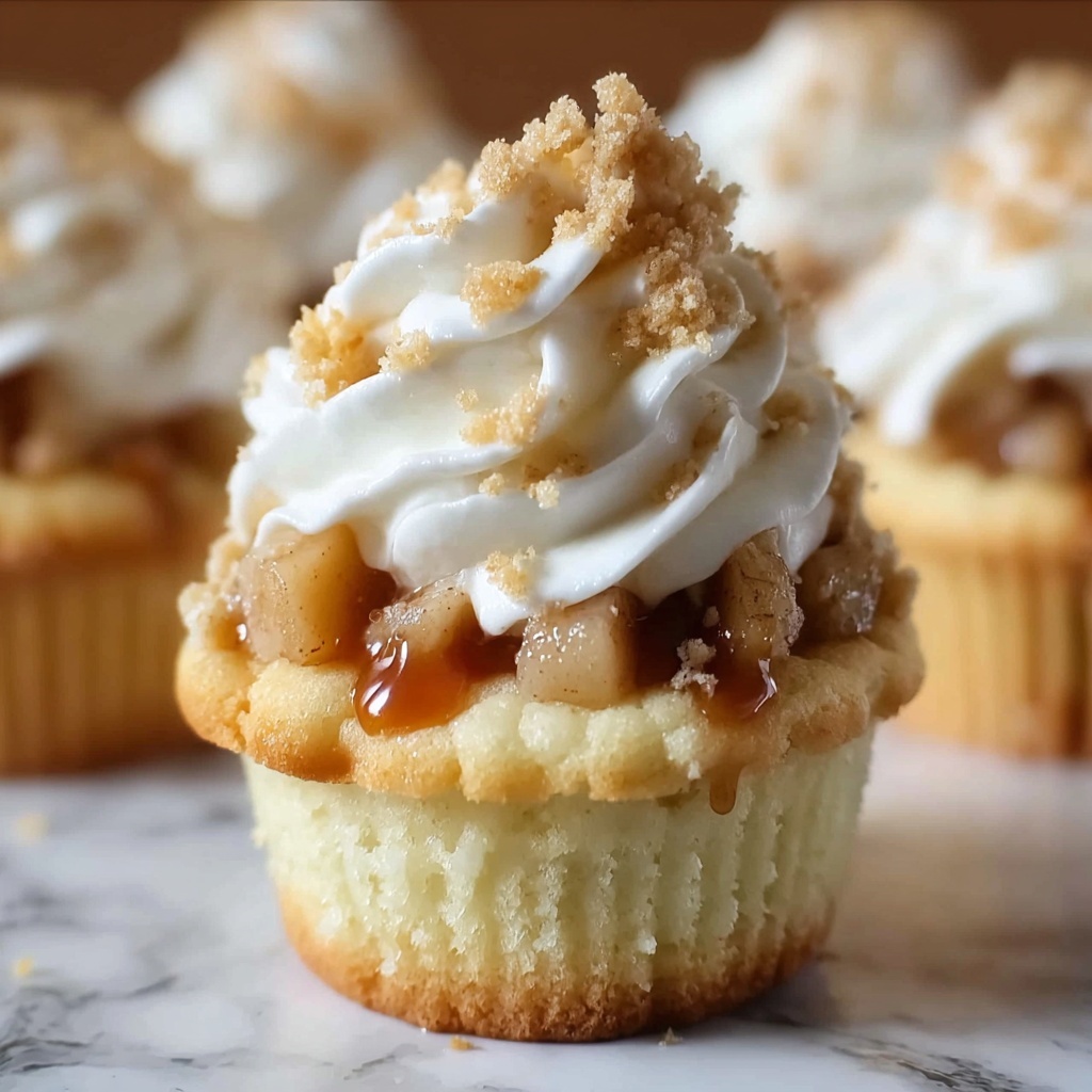 Apple Pie Cupcakes: Bite-Sized Delight Recipe - Recipe Image