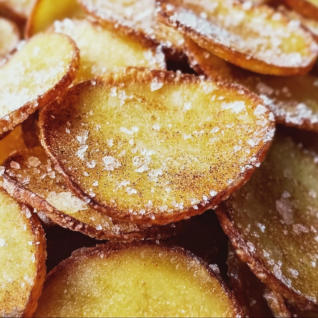 Air Fryer Apple Chips with Cinnamon Sugar Recipe - Recipe Image
